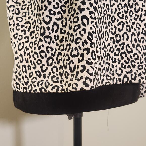 ANN TAYLOR Mock Neck Animal Print Sweater, Size Medium - Picture 11 of 14